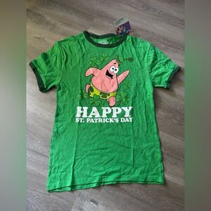 Nickelodeon Sponge bob Green St. Patrick's Day Tee